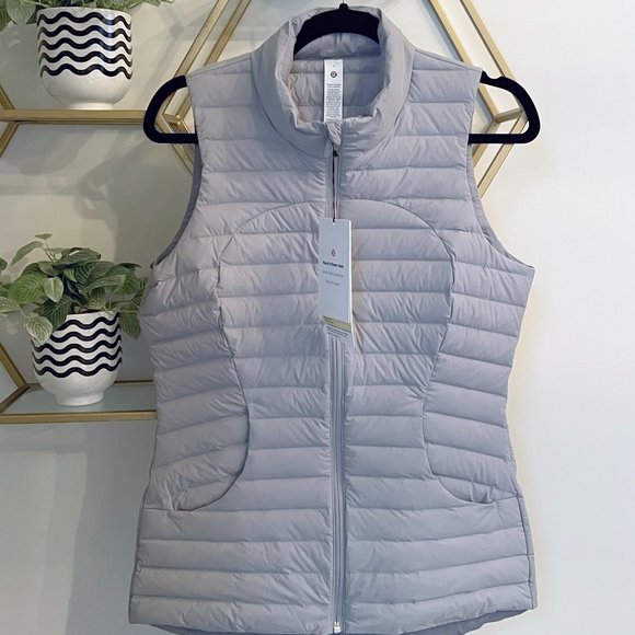 NWT Lululemon Pack it Down Vest in Rhino Grey Size 6 - Picture 1 of 8